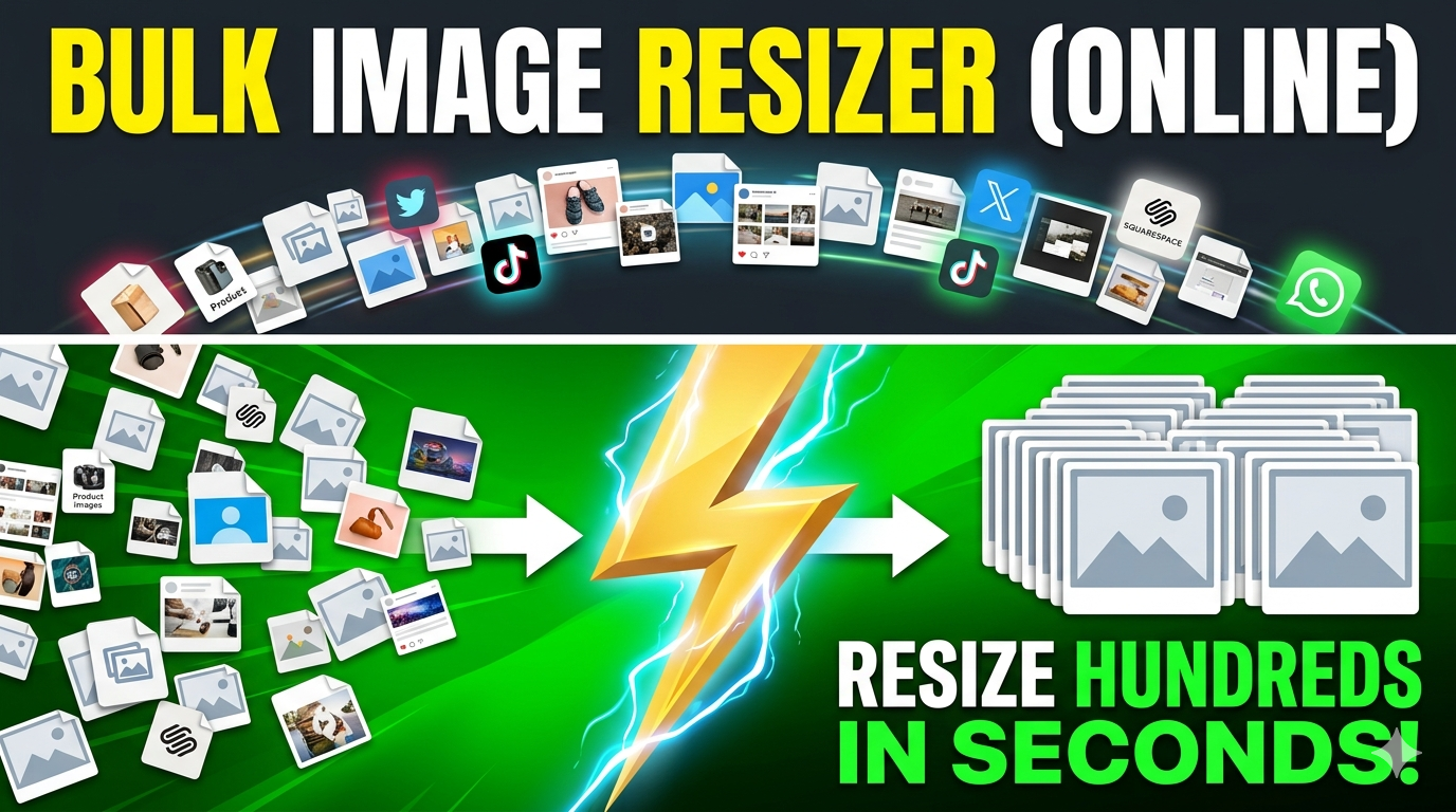 How to Resize Multiple Images at Once Online (Bulk Image Resizing Guide)